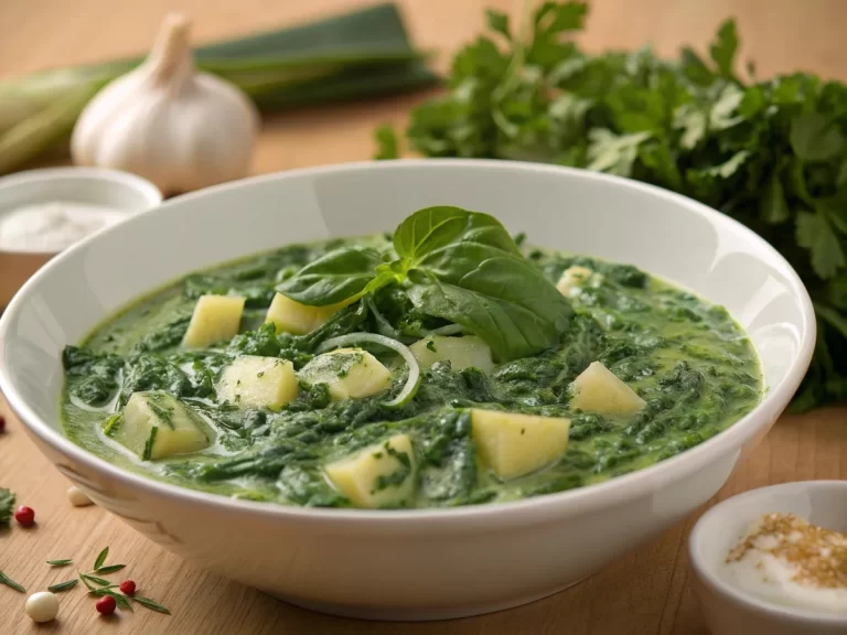 Creamy Spinach with Garlic and Herbs