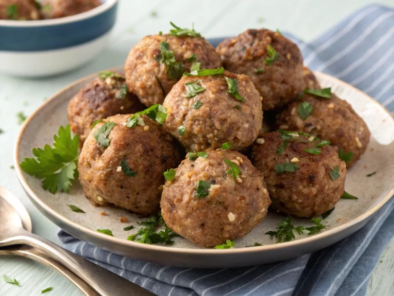 Healthy Meatballs (Baked or Pan-Seared)