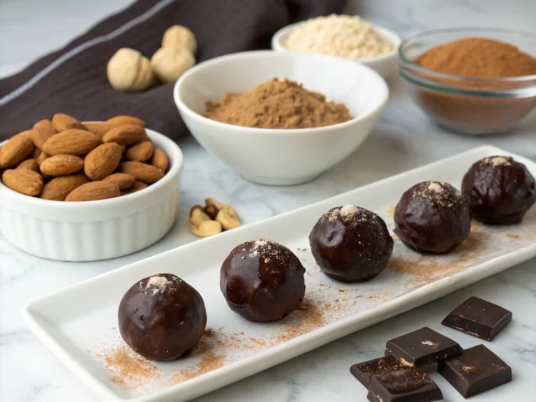 No-Bake Chocolate Truffles with Cashew Cream