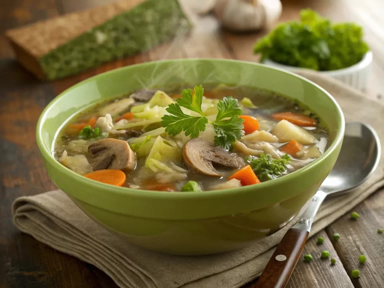 Cabbage and Mushroom Soup